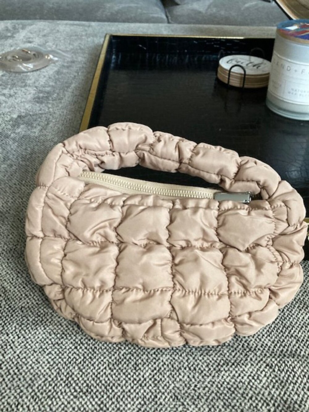 Puffer mini purse
